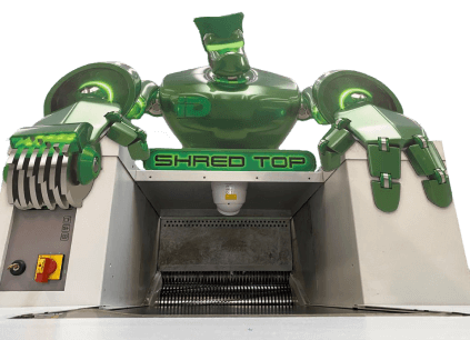 Shred-Top, the paper and document shredinator.